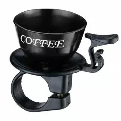 Bike Attitude Coffee Cup Klokke - Sort