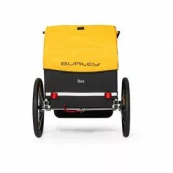 Burley Bee Kids Trailer Double - Gul -Billig El-cykler butik burley bee kids trailer double gul 946206 2 500x500 1