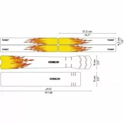 DYEDBRO Frame Protection Flames -Billig El-cykler butik dyedbro frame protection flames dbf11115 4 500x500 1