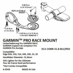 K-Edge Pro Race Garmin -Billig El-cykler butik k edge pro race garmin k13 1500r 31 8 2 500x500 1
